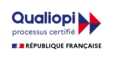 Logo QUALIOPI processus certifie république française